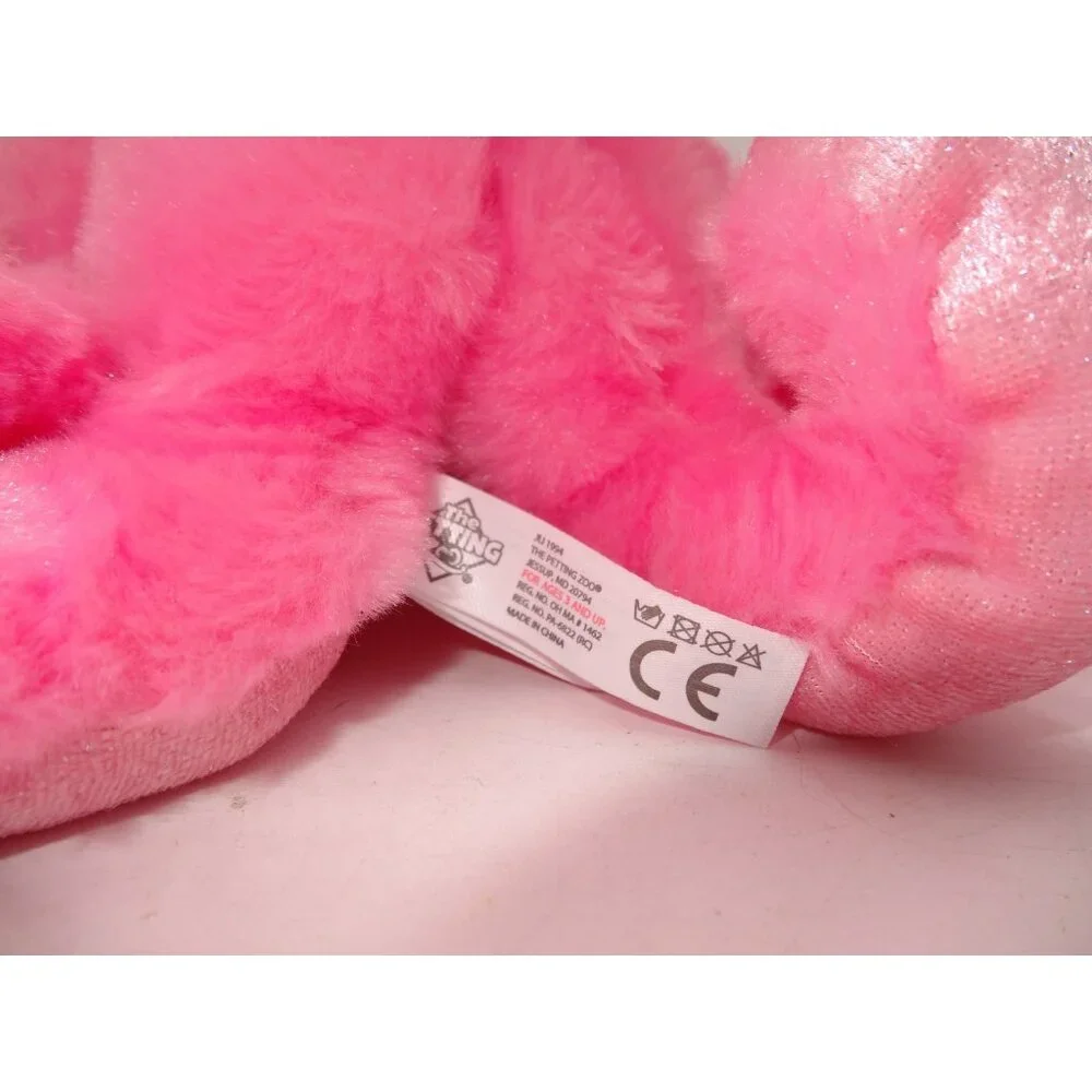 The Petting Zoo Pink Octopus Plush 12 Inch Glitter‎ Eyes Stuffed Animal Toy